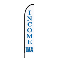 Tax Promo Flex Banner EVO Flag Single Sided Print