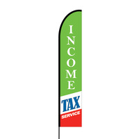 Tax Promo Flex Banner EVO Flag Single Sided Print