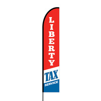 Tax Promo Flex Banner EVO Flag Single Sided Print